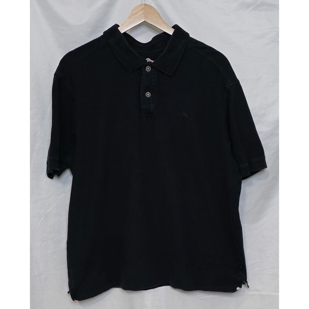 Tommy Bahama Mens Short Sleeve Polo Shirt – Navy Blue– Size XL